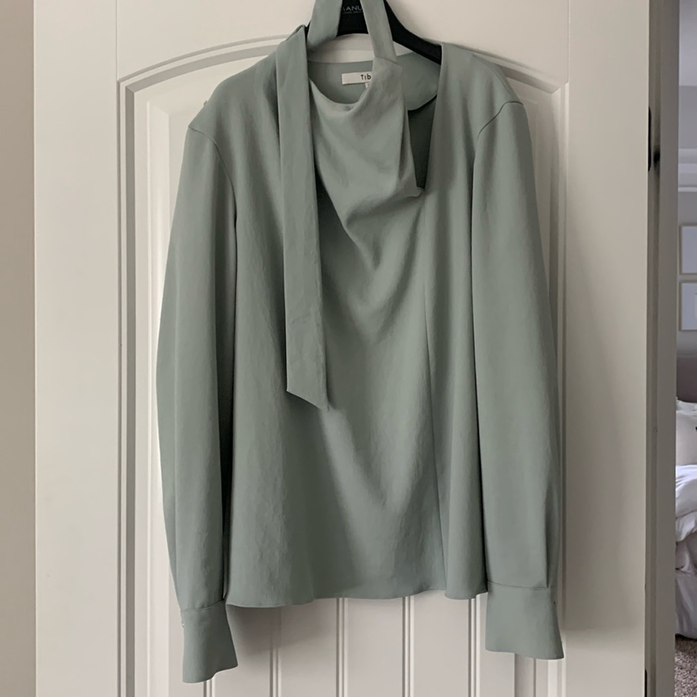 Tibi Blouse with self tie